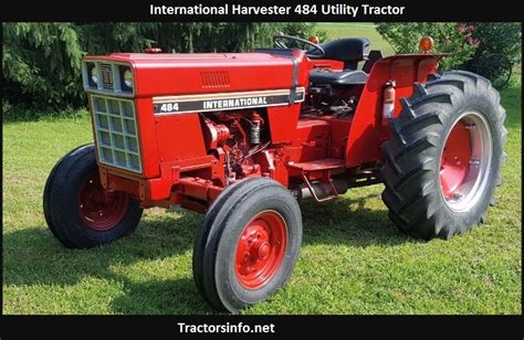 This International Harvester 484 it has 3 cylinders ,it can produce 50 hp 37. . International 484 hydraulic oil